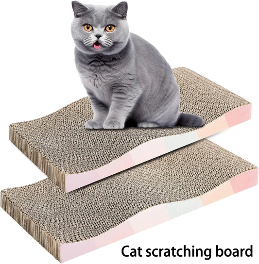 Rascador de cartón corrugado resistente para gatos