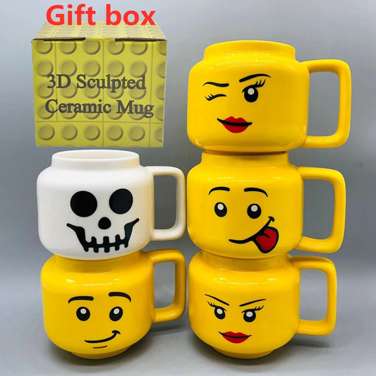 Taza de cerámica con duende travieso (250 ml)