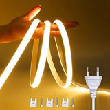 Tira LED COB 220V con interruptor