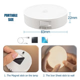 Luz LED con sensor de movimiento recargable