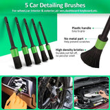 Set cepillos detailing coche