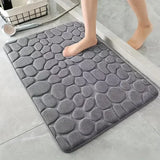 Alfombra de baño 3D antideslizante de secado rápido