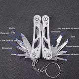 Alicate multiherramienta de acero para exterior