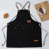 Delantal de cocina impermeable y antigrasa