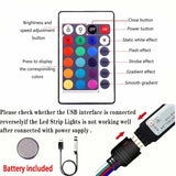 Tira LED RGB 5050 con mando (5-40 m)