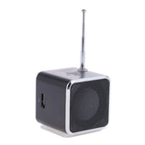 Mini altavoz Bluetooth portátil con radio