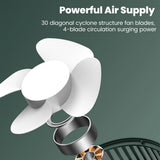 Mini ventilador de mesa recargable USB