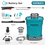 Pulverizador de mochila eléctrico de 10 L