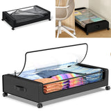 Cajas bajo cama con ruedas y tapa (organizador extraíble)