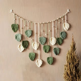 Modern Macrame Wall Art Tapestry, Bohemian Wall Decoration, Home Decoration, Macrame Feather Wall Hanging On The Wall