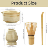 Set de matcha de bambú (4 piezas)