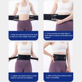 Cinturón lumbar ajustable de apoyo