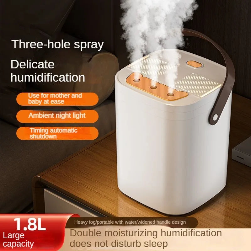 Humidificador de 1,8 L con luz nocturna