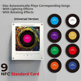 Imán nevera vinilo NFC con luz (reproduce tu canción)
