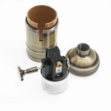 Portalámparas E27 con interruptor