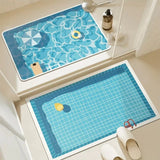 Alfombra de baño antideslizante resistente
