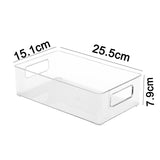 Set 3 cajas organizadoras transparentes para nevera