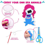 Kit de costura infantil de animales del bosque