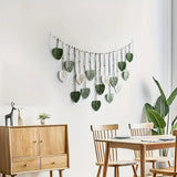Modern Macrame Wall Art Tapestry, Bohemian Wall Decoration, Home Decoration, Macrame Feather Wall Hanging On The Wall