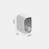 2 portacepillos de pared con tapa