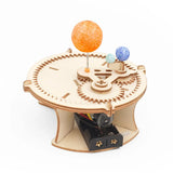 Maqueta del sistema solar giratoria