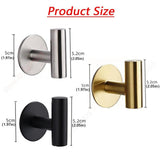Ganchos adhesivos acero inox (pack)