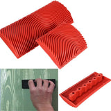 Rodillo de goma para efecto madera (2 uds)