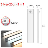 Luz LED bajo mueble con sensor de movimiento 3 en 1
