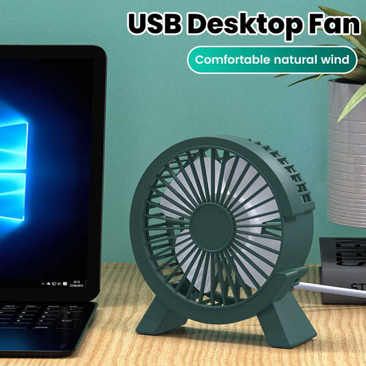 Mini ventilador de mesa recargable USB