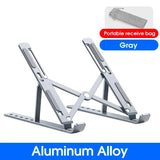 Soporte de aluminio plegable para portátil