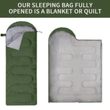 Saco de dormir de camping compacto