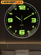 Reloj de pared luminoso de 20 cm