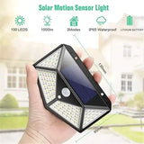 Aplique solar exterior con sensor de movimiento