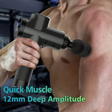 Pistola de masaje muscular de 30 niveles