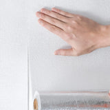 Papel pintado autoadhesivo 3D efecto lino (10 m)