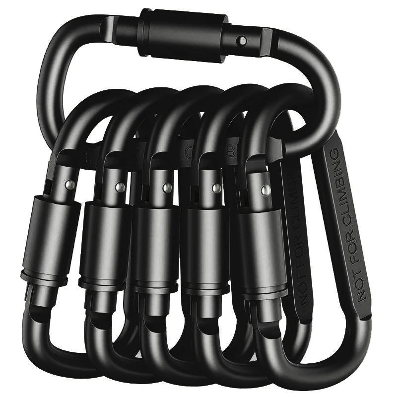 Set de mosquetones de aluminio (4-6 uds)