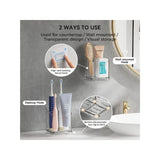 Portacepillos con tapa para el baño