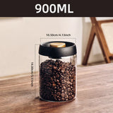 Tarro hermético al vacío para café en grano