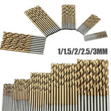 Brocas de titanio HSS (set de 50)