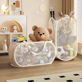 Cesta plegable de malla para juguetes