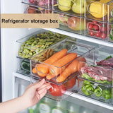 Set 3 cajas organizadoras transparentes para nevera