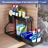 Organizador extensible bajo fregadero 2 niveles