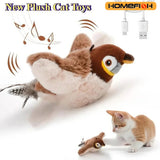 Juguete pájaro interactivo para gatos