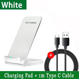 Cargador inalámbrico rápido (compatible Samsung/iPhone)