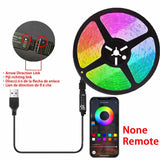 Tira LED RGB 5050 con mando (5-40 m)