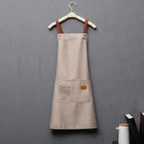 Delantal de cocina impermeable cruzado