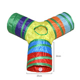 Túnel plegable de juego para gatos