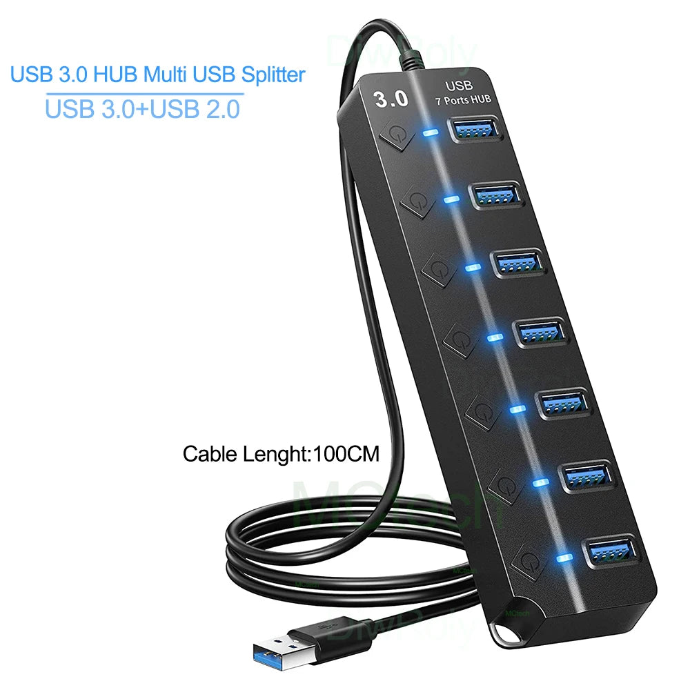 Hub USB 3.0 multipuerto