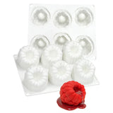 Molde de silicona de 6 cavidades para mousse