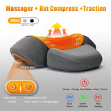 Almohada masajeadora cervical eléctrica con calor